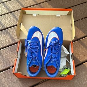 New Nike Triple Jump Elite 
Racer Blue/Safety Orange/White size  7.5 Men.